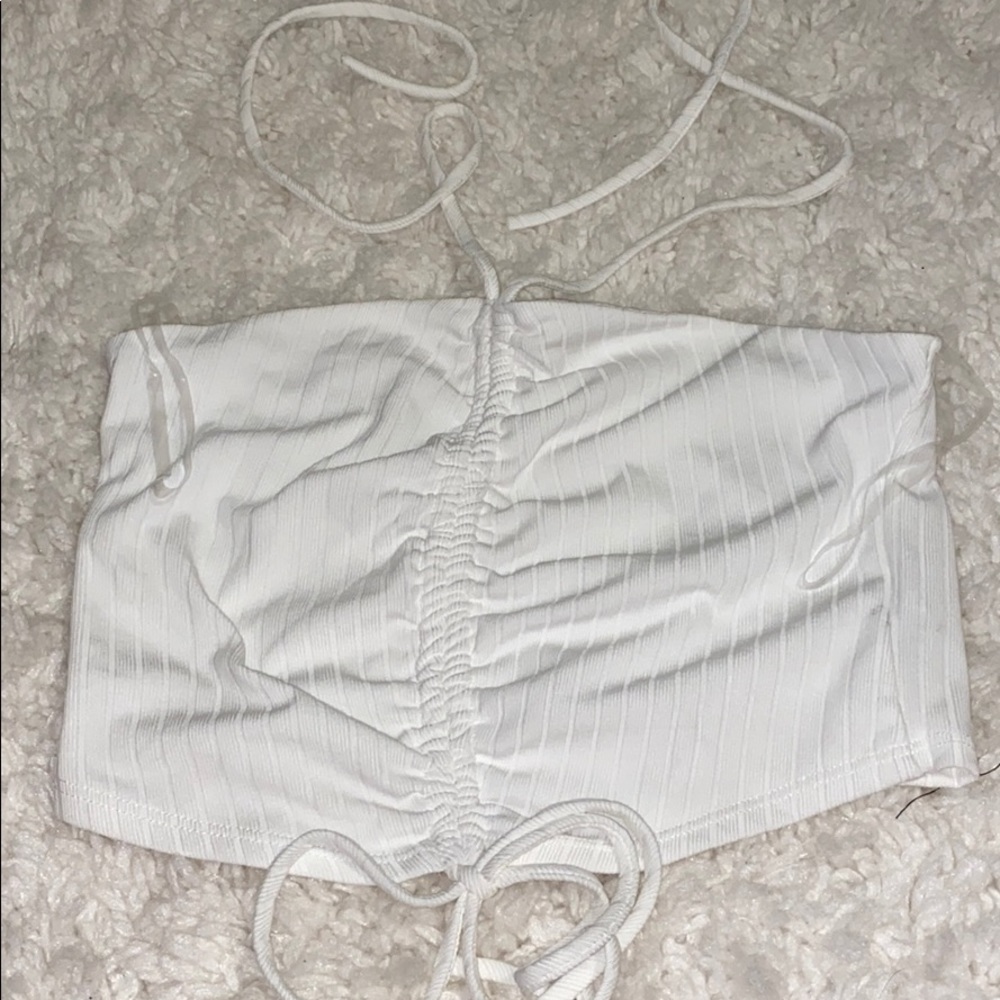 NWOT Hollister White Tank Top